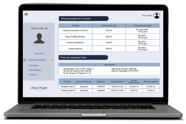 Recomendações de Adubações
